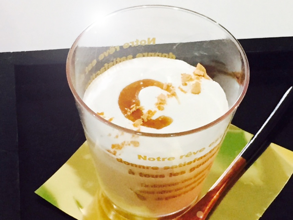 きな粉豆腐のふわふわプリン(きな粉シロップ) 