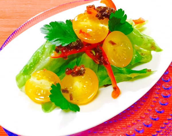 春キャベツの即席マリネ