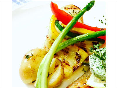 夏野菜のハーブソルティーグリル